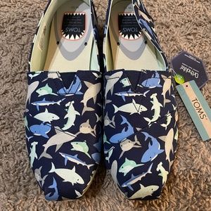 Toms shark- brand new size 10